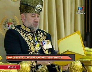 Yang di-Pertuan Agong titah rakyat terus bersatu