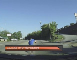 Kanak-kanak 4 tahun terjatuh dari bas