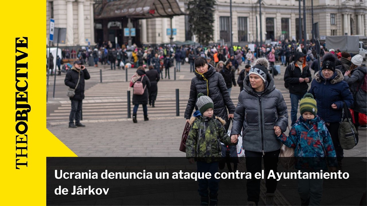 Ucrania denuncia un ataque contra el Ayuntamiento de Járkov