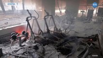 Ukrayna’da Roket Saldırısında Vurulan TV Kulesinin Kalıntıları