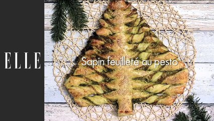 Sapin feuilleté pesto fromage