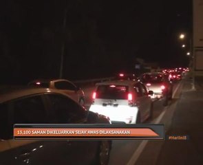 13,100 saman dikeluarkan sejak AWAS dilaksanakan