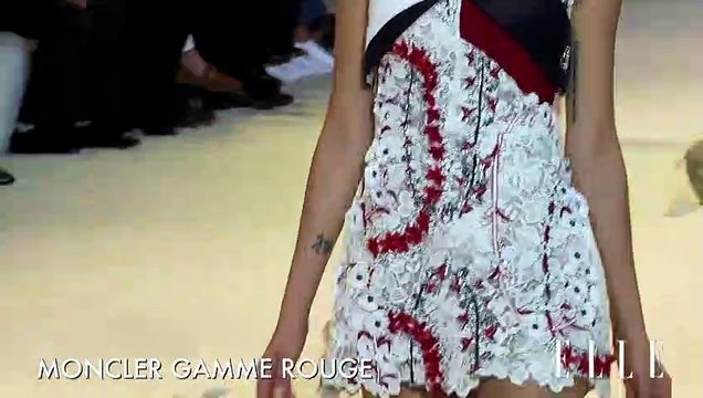Défilé Moncler Gamme Rouge prêt à porter printemps été 2017