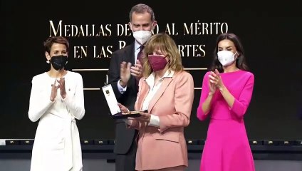 El gesto afectuoso de doña Letizia con Resines y el subidón de alegría de Rosario Flores