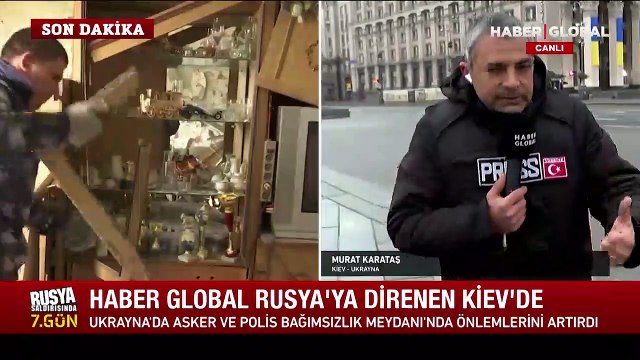 Haber Global Ukrayna'da! Murat Karataş savaş bölgesinden aktarıyor