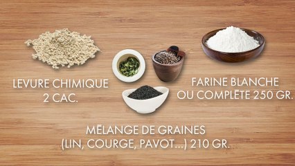 A TABLE / CRACKERS AUX GRAINES