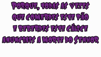 Bíblia Cantada - A Santa Ceia