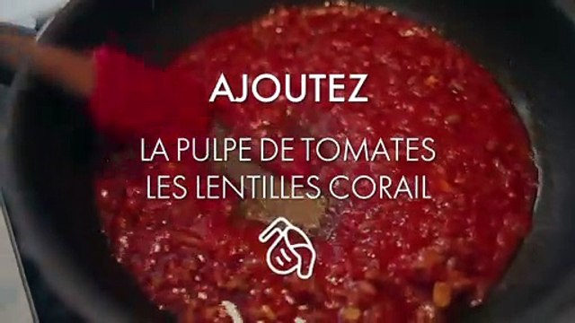 A TABLE : SOUPE DE LENTILLES CORAIL CURRY-COCO