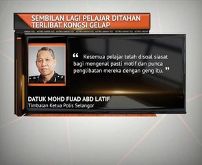Sembilan lagi pelajar ditahan terlibat kongsi gelap