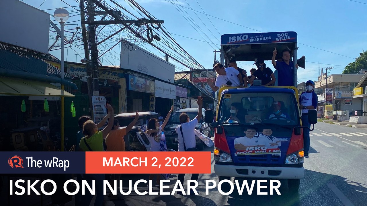 In Bataan, Isko nixes nuclear power in favor of renewable energy, gas