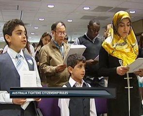 Australia tightens citizenship rules