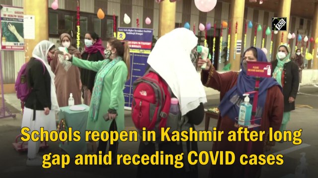 Schools reopen in Kashmir after long gap amid receding Covid cases