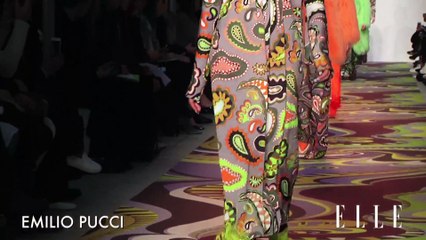 Défilé Emilio Pucci prêt à porter Automne-Hiver 2017-2018