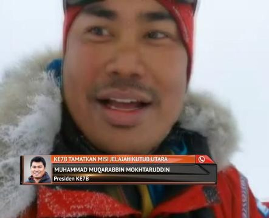 KE7B tamatkan misi jelajah Kutub Utara