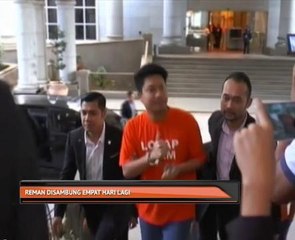 Tempoh reman Adam Rosly disambung empat hari