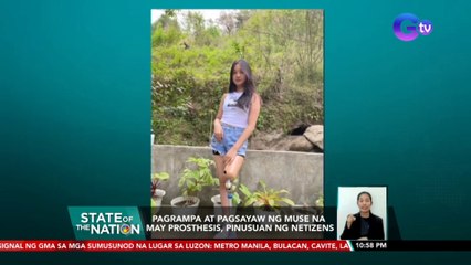 Pagrampa at pagsayaw ng muse na may prosthesis, pinusuan ng netizens | SONA