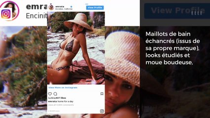 Alerte rouge : Emrata en bombe absolue dans sa robe