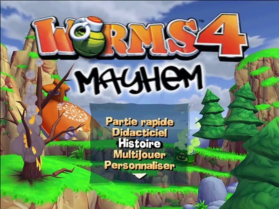 Worms 4 : Mayhem online multiplayer - ps2