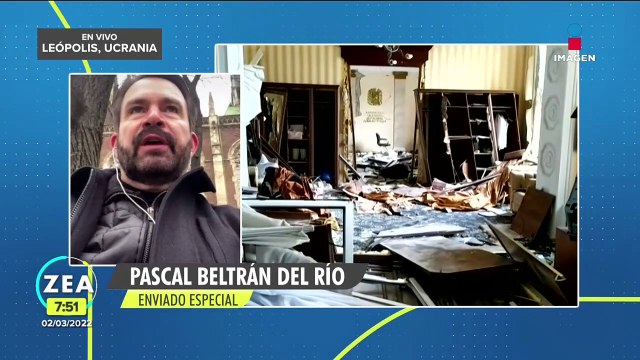 Así el panorama en Leópolis, al oeste de Ucrania