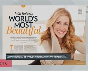 Julia Roberts named World's Most Beautiful Woman again
