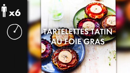 Les tartelettes tatin au foie gras