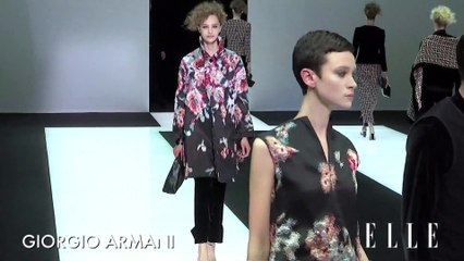 Défilé Giorgio Armani prêt à porter Automne-Hiver 2016-2017