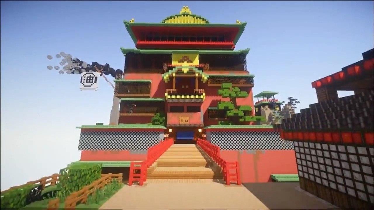 Minecraft : revisitez l'univers de Chihiro de manière inédite avec cette magnifique reproduction