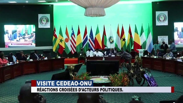MISSION CEDEAO-ONU REACTION CROISEE D'ACTEURS POLITIQUES
