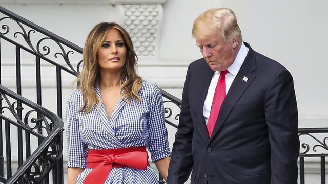 Melania Trump : pourquoi son look bleu blanc rouge fait jaser