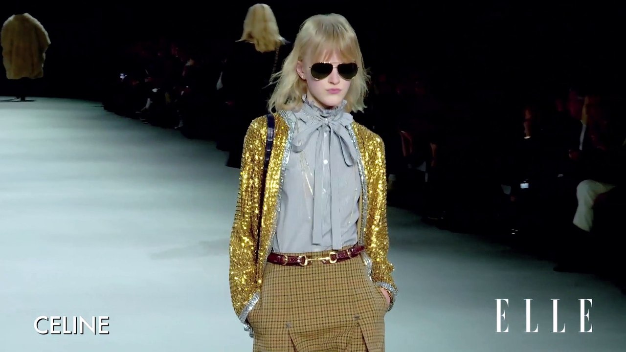 Défilé Celine prêt-à-porter Automne-Hiver 2019...
