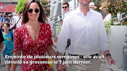 Download Video: Pippa Middleton : sa robe de femme enceinte fait le buzz