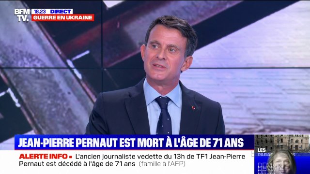 C'est vraiment la perte d'une référence : Manuel Valls rend hommage à Jean-Pierre Pernaut