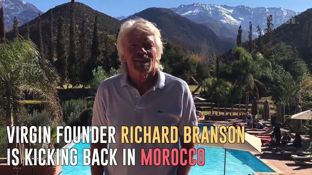 Here's how billionaire Richard Branson spends his holidays