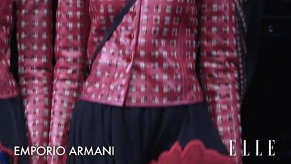 Défilé Emporio Armani prêt à porter Automne-Hiver 2015-2016