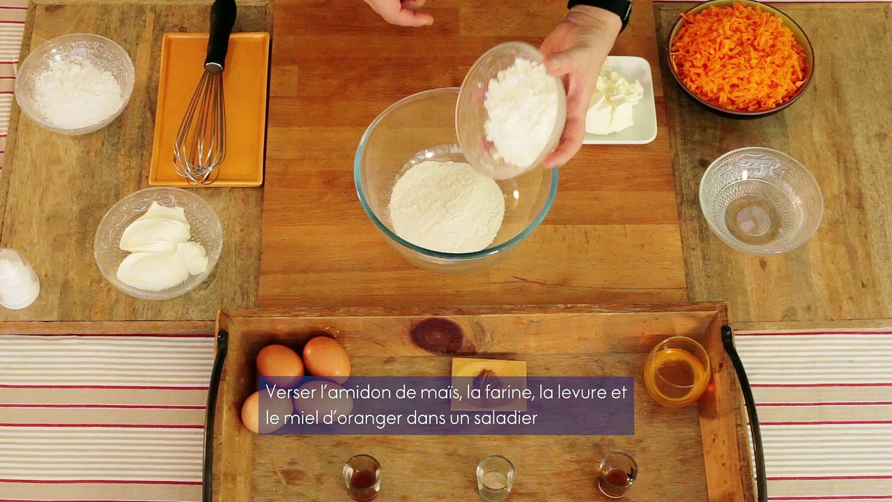 Carrot cake sans gluten