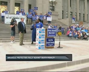 Arkansas protesters rally against death penalty