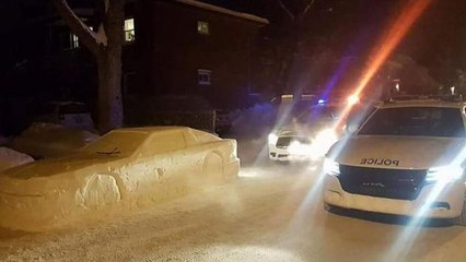 One man pulled the perfect prank on police who thought he was illegally parked (VIDEO)