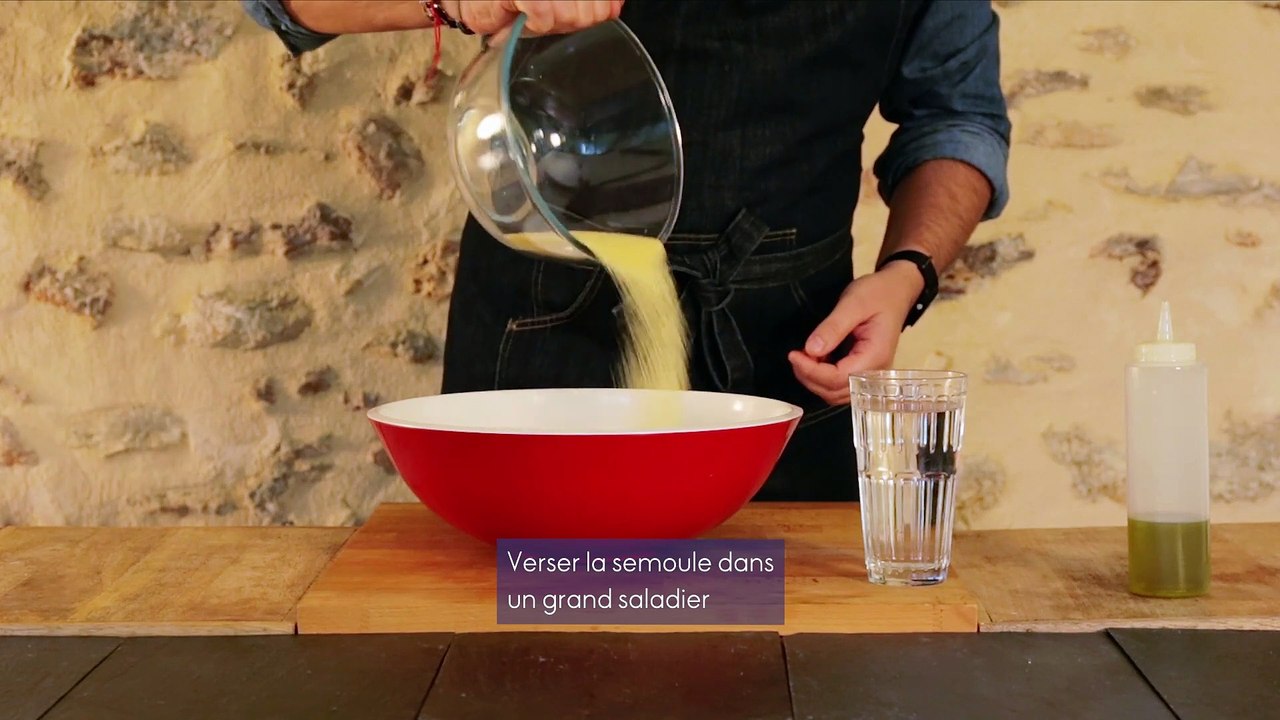 Comment préparer de la semoule ?