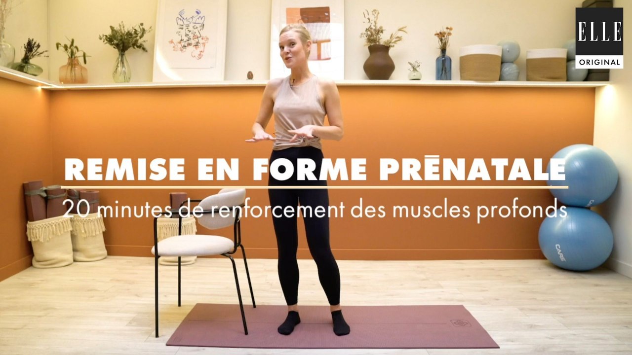 Remise en forme pré-natale : 20 minutes de renforcement musculaire profond inspiré de la barre