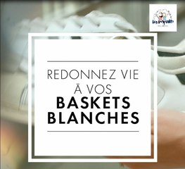 Tuto baskets blanches