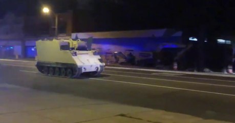 Soldier steals an army tank and goes on a rampage in a 2 hour police chase