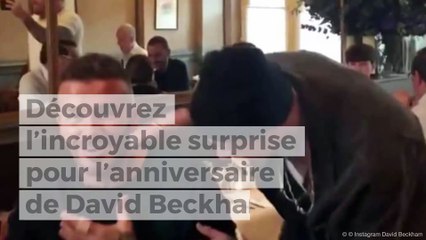 Découvrez l’incroyable surprise pour l’anniversaire de David Beckham