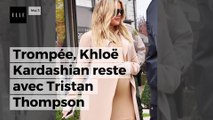 Trompée avant d’accoucher, Khloë Kardashian reste malgré tout avec Tristan Thompson à Cleveland