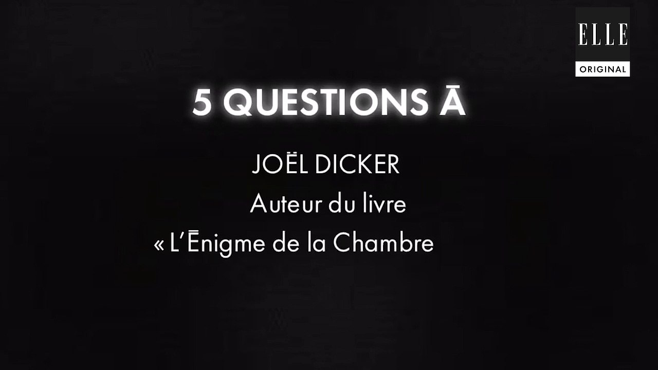 TEASER Joël Dicker : 5 questions à l’auteur de « L’énigme de la chambre 622 »