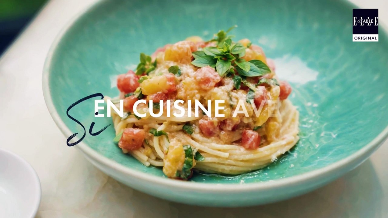 En cuisine avec Simone Zanoni et ses spaghetti à la tomate Vidéo