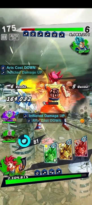 Battle Gauntlet Super Saiyan God SS Vegeta Floor 30