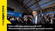 Feijóo ratifica que optará a presidir el PP: «Remontaremos y seremos el PP que España necesita»