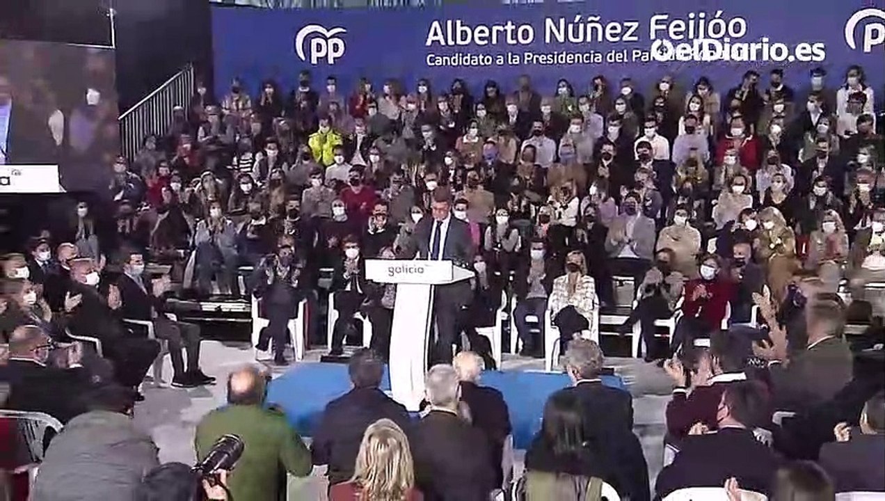 Feijóo se presenta para liderar el PP: “No vengo a insultar a Sánchez, vengo a ganarle”