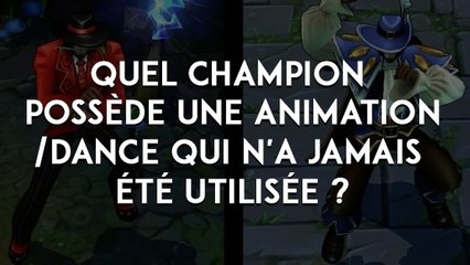 League of Legends : quel champion possède une animation qui n'a jamais été utilisée ?