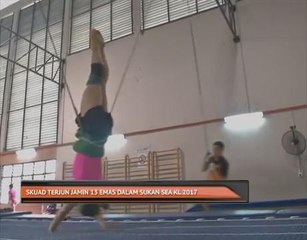 Skuad terjun jamin 13 emas dalam Sukan Sea Kuala Lumpur 2017